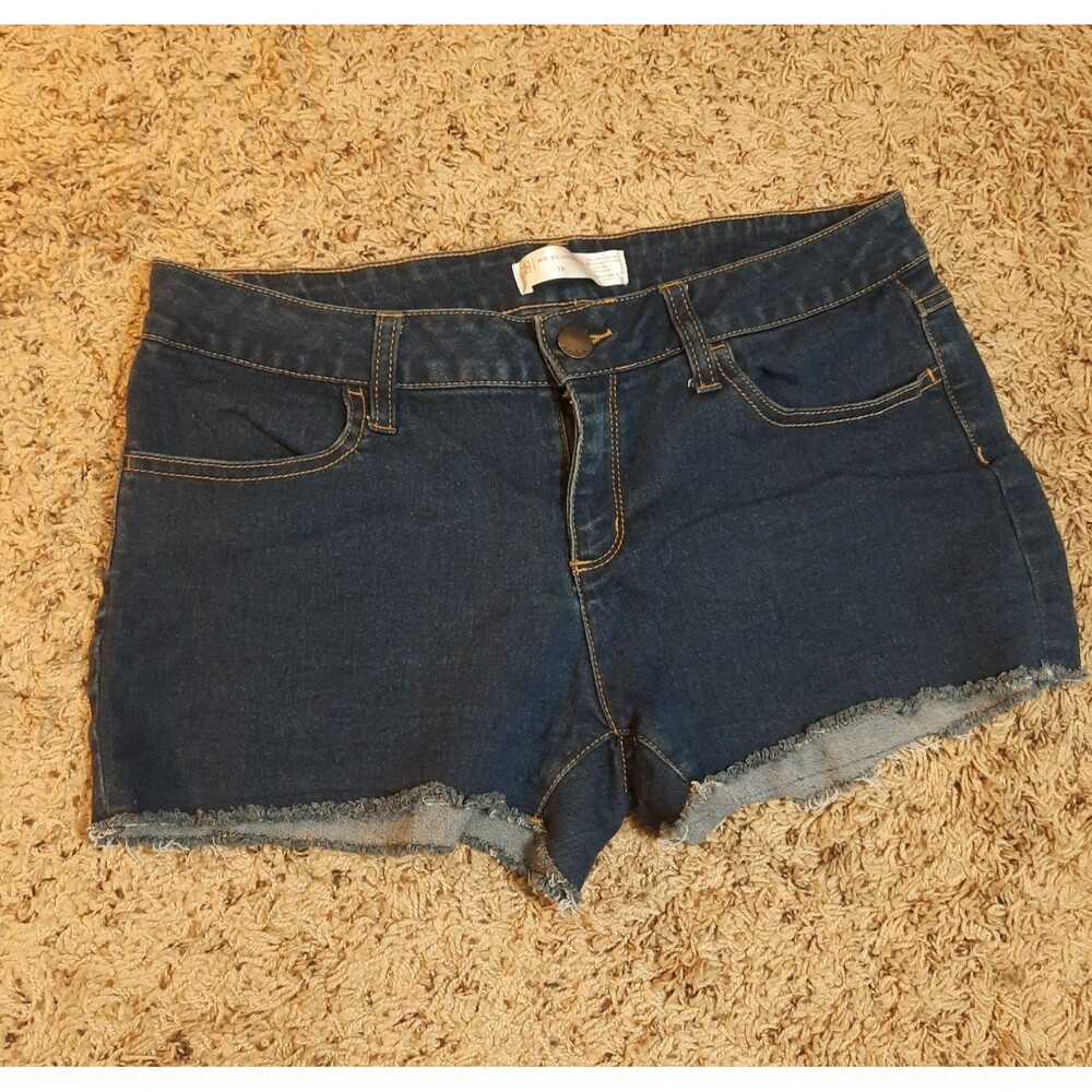 No Boundries size 13 Women's Blue Denim Cutoff Shorts